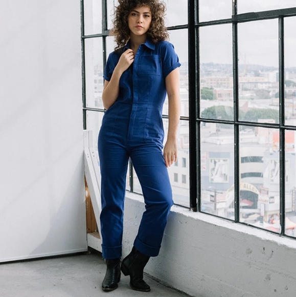 ATWYLD Pit Crew Jumpsuit Retro Blue - Picture 1 of 13